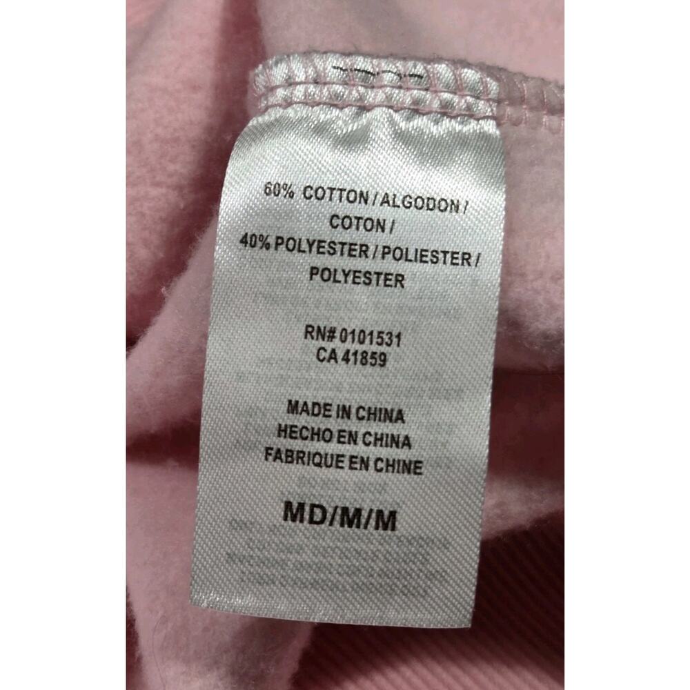 Mickey Mouse AOP Pullover Sweatshirt Disney 100 Pink Lightweight Womens Medium - Picture 6 of 10